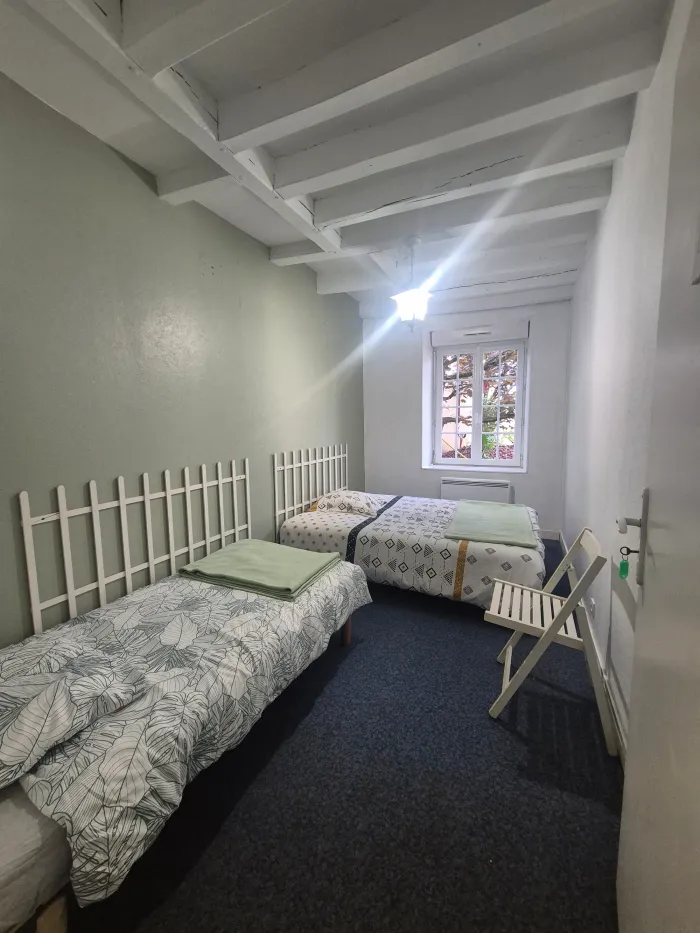 La chambre « Petit Bateau », rayures bleu et blanc
